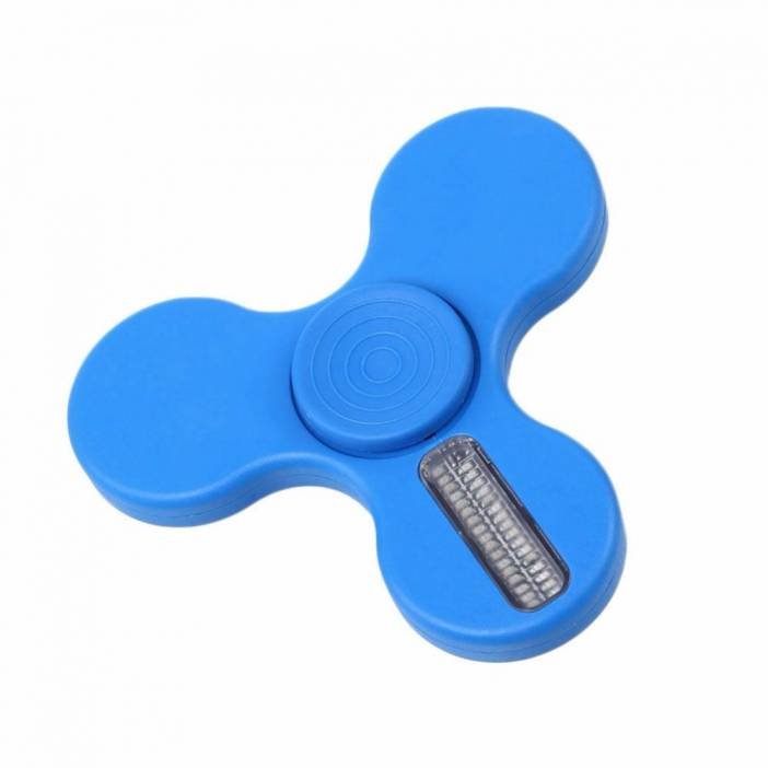 3PC PROGRAMMABLE TRI HAND SPINNER FIDGET RECHARGEABLE USB CABLE APP LED SMART 