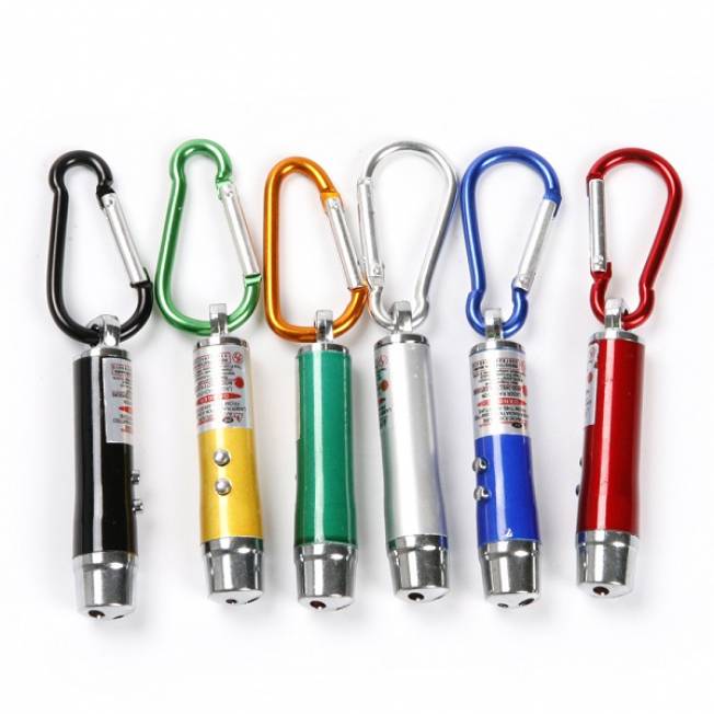 Details about   Portable Mini Keychain 3 in1 LED Flash Beam Light UV Red Laser Pointer Pen Torch 