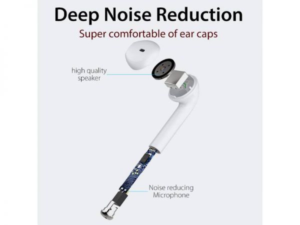 i7s BT earphone noise reduction
