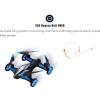 jjrc h23 drone 360o roll-over
