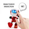 q2 educational robot head touch induction