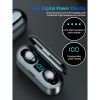 F9 wireless earphones with crystal sound and charging power display
