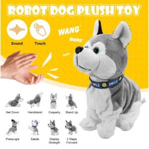 Smart dog toy that interacts with sound