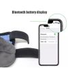 wireless sleeping eye mask with music and control of battery level