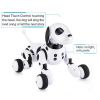 artificial intelligence programmable robot dog with head touch control