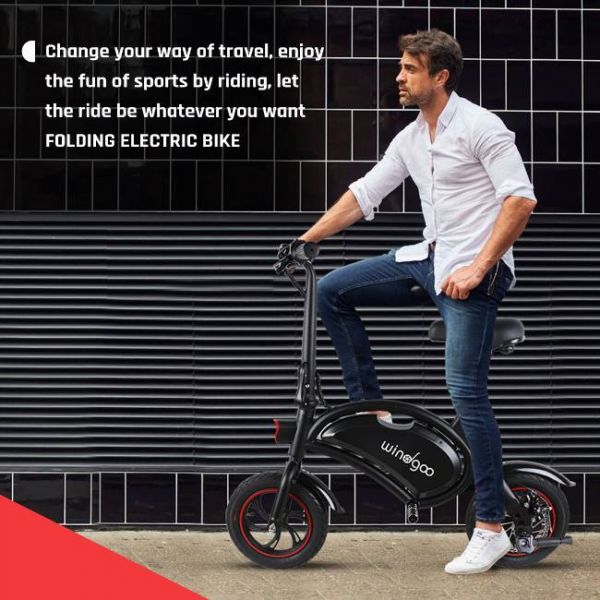 Easy foldable electric bike with big autonomie