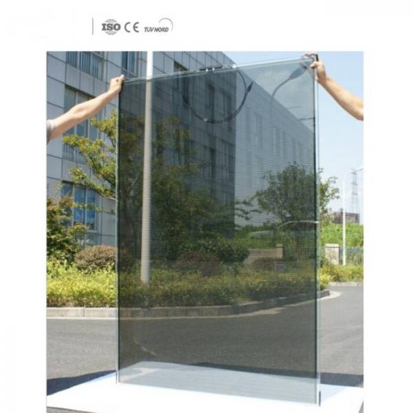 transparent solar panel film with high absorption