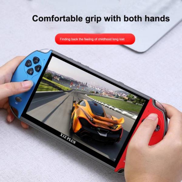 powerful handheld game console that supports PS1 and SNES games with comfortable frip