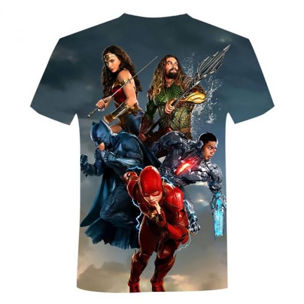 DC Legends 3D Printed T-Shirt Casual Streetwear 2021