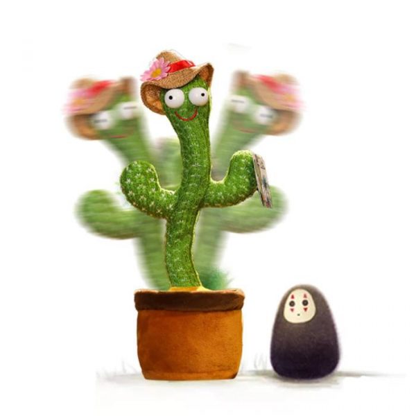 talking and dancing cactus with remote controller
