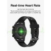 full waterproof sport smart watch with real-time heart rate