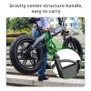 electric bike with a handle that is easy to carry