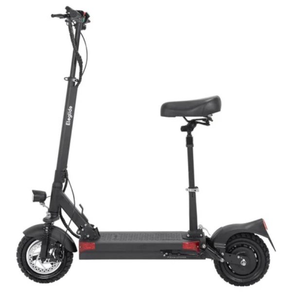 foldable electric scooter with a seat