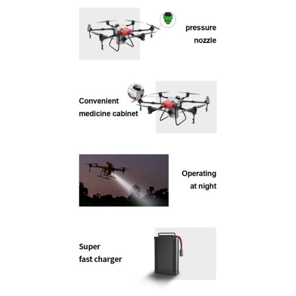 drone for corps with pressure nozzle