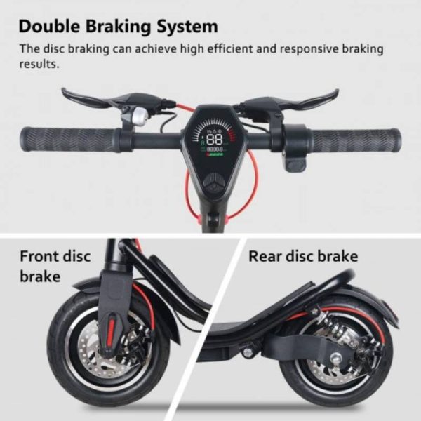 cheap windgoo electric scooter with double braking system