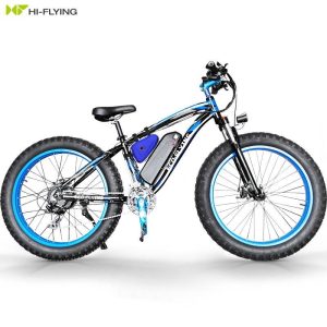 affordable electric bike in blue color