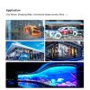 portable led transparent screen with a lot of applications