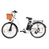 affordable electric bike in white color that is easy to ride