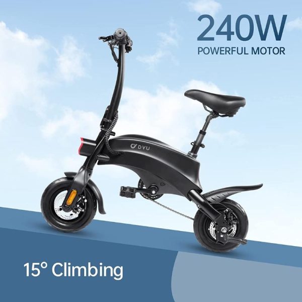 cheap electric bike in black color with high hill grade