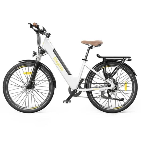 cheap electric bike in white color