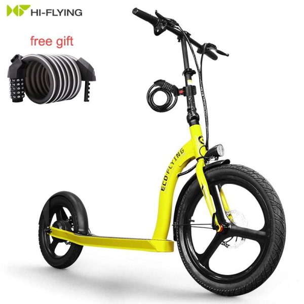 high quality yellow electric scooter