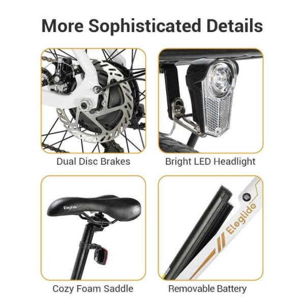 cheap electric bike with sophisticated details
