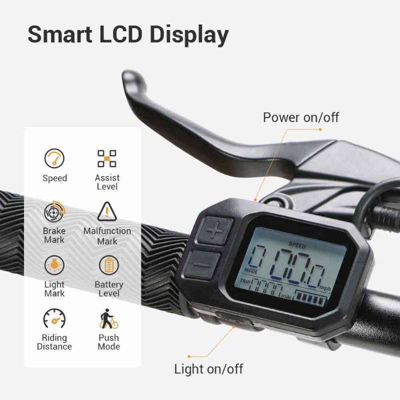 cheap electric bike with digital display