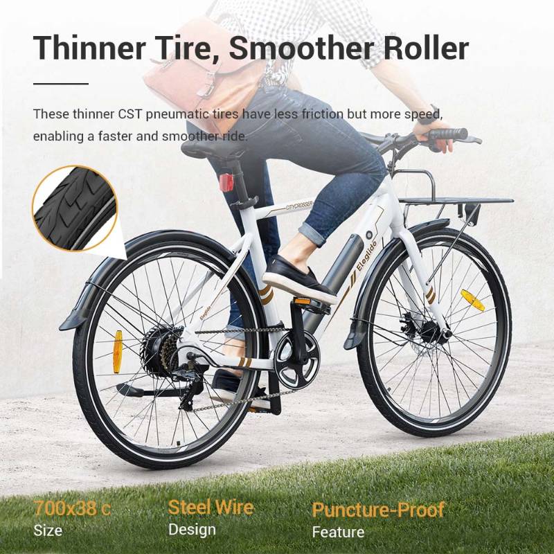cheap electric bike with thin pneumatic tires