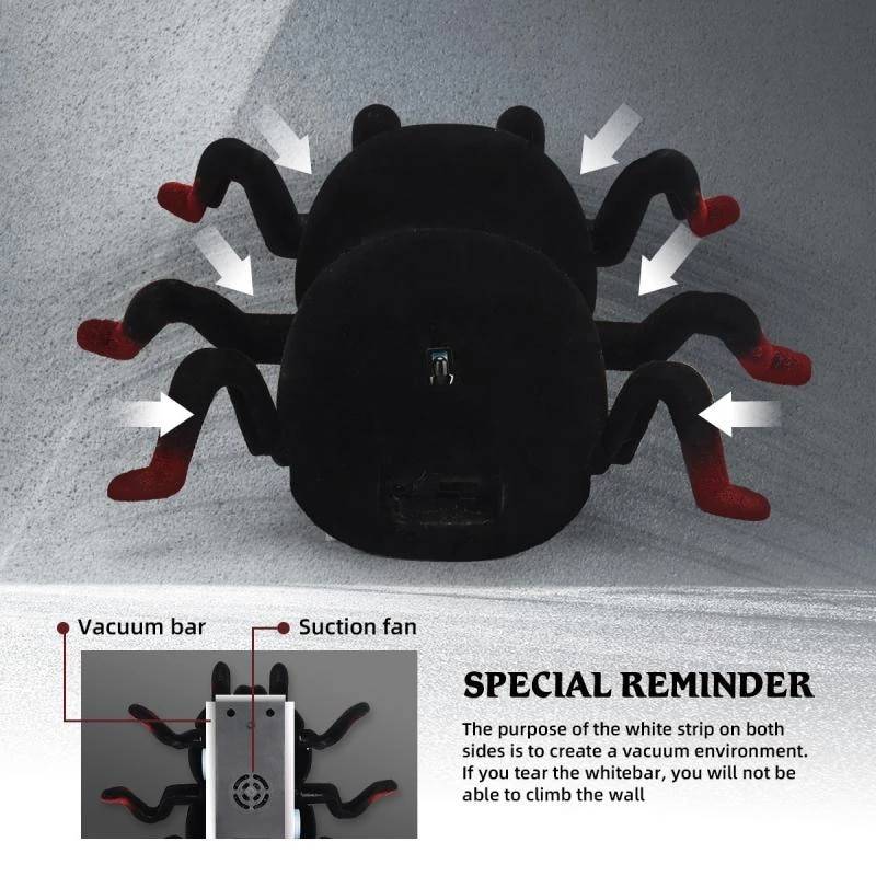 cheap wall climbing spider that creates a vacuum environment