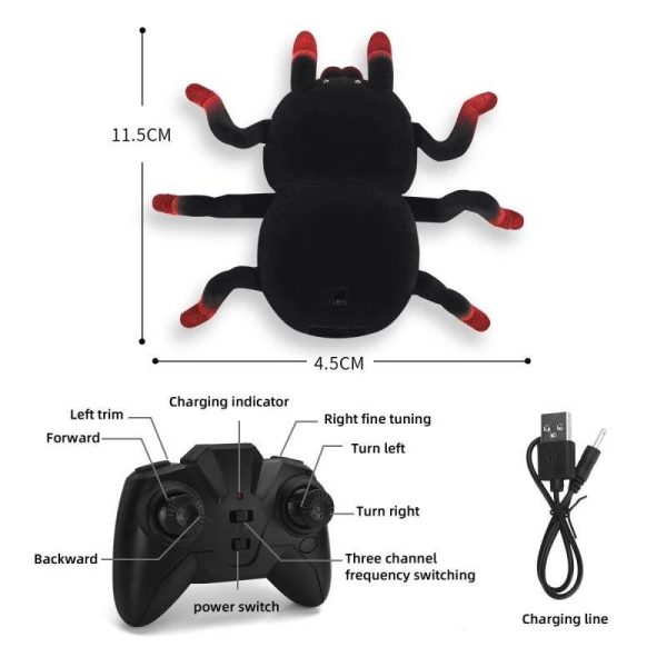 cheap wall climbing spider with remote controller