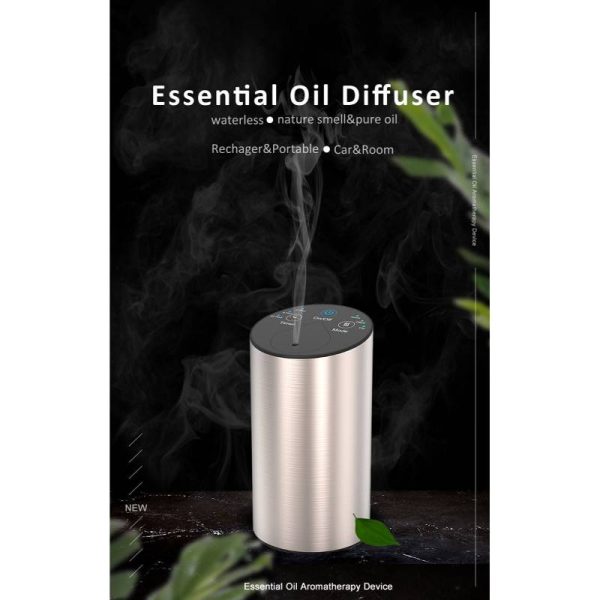 Waterless essential oil diffuser with nature aroma