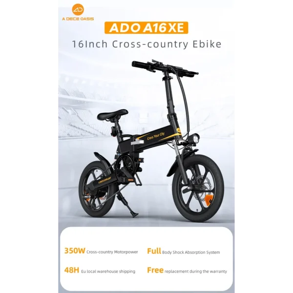 foldable electric bike with inflatable tires