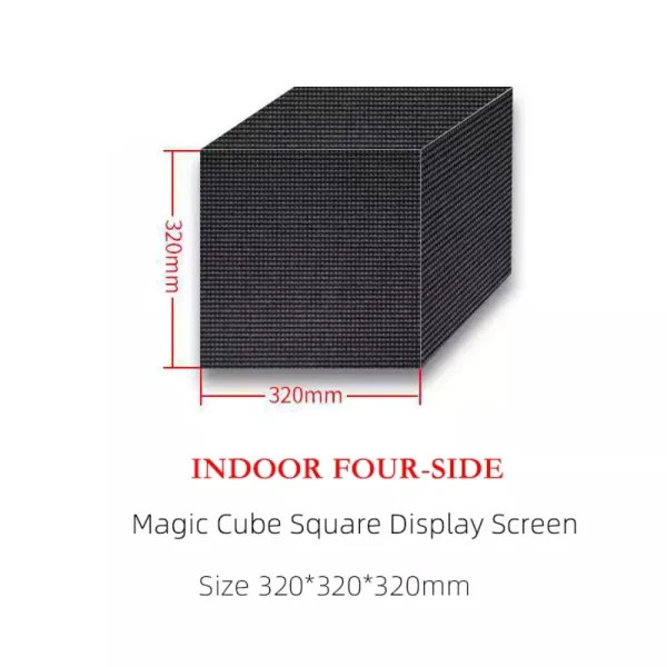 High resolution Cube LED Display with a lot of dimensions