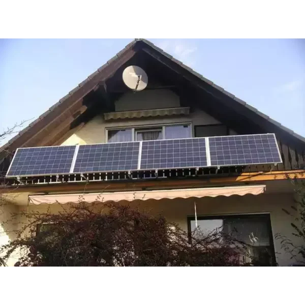 solar balcony system with a modern desing