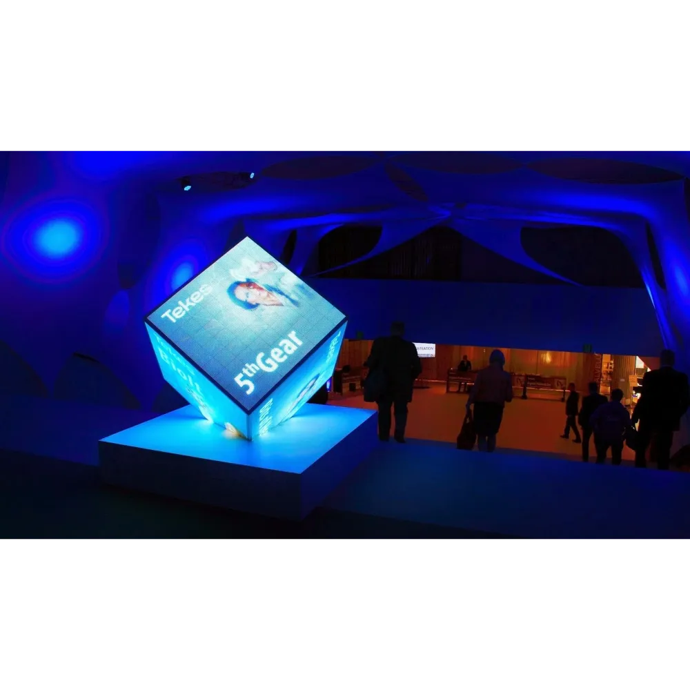 High resolution Cube LED Display with excellent result