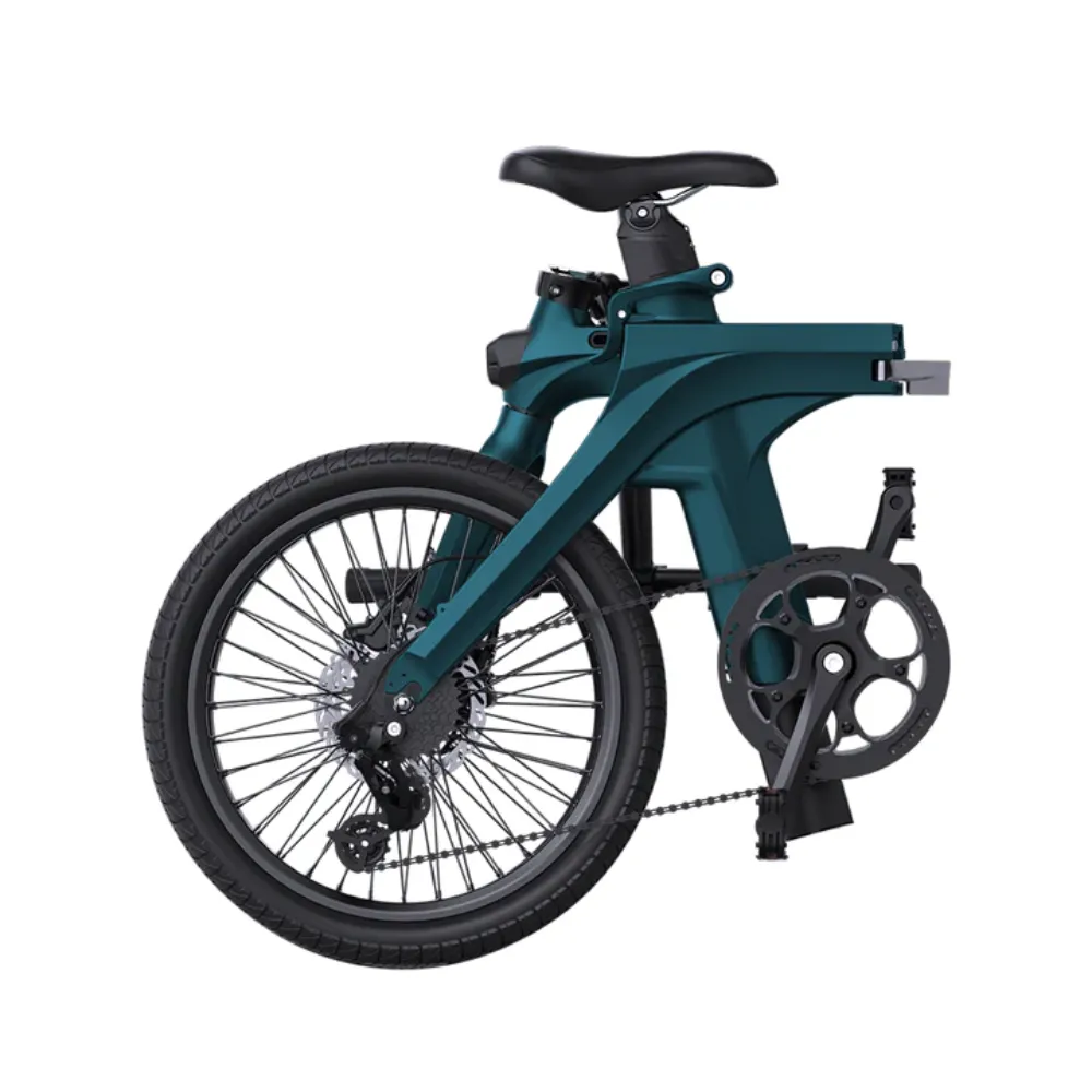 futuristic electric bike that is easily foldable