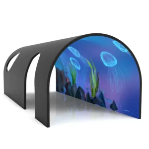 A high-quality indoor flexible LED display