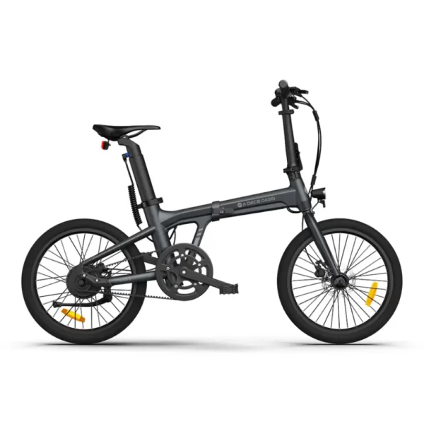 cheap foldable electric bike without throttle in grey color