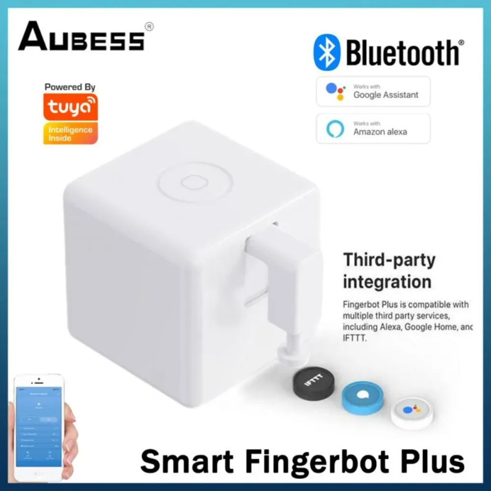 Smart Switch Button Pusher: Wireless App or Timer Control, No Wiring, Smart  Bluetooth Fingerbot for Light Switch Doorbell Coffee Maker Fan, Add Gateway  Compatible with Alexa, Google Home (Black): : Tools 