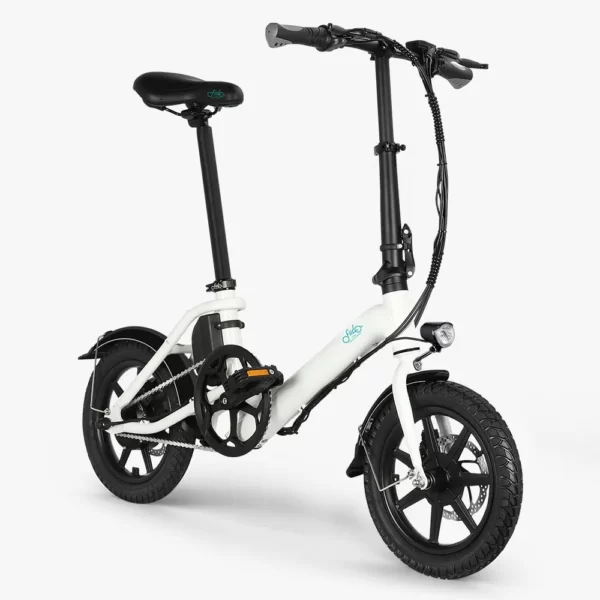 Electric bike with 14″ tires