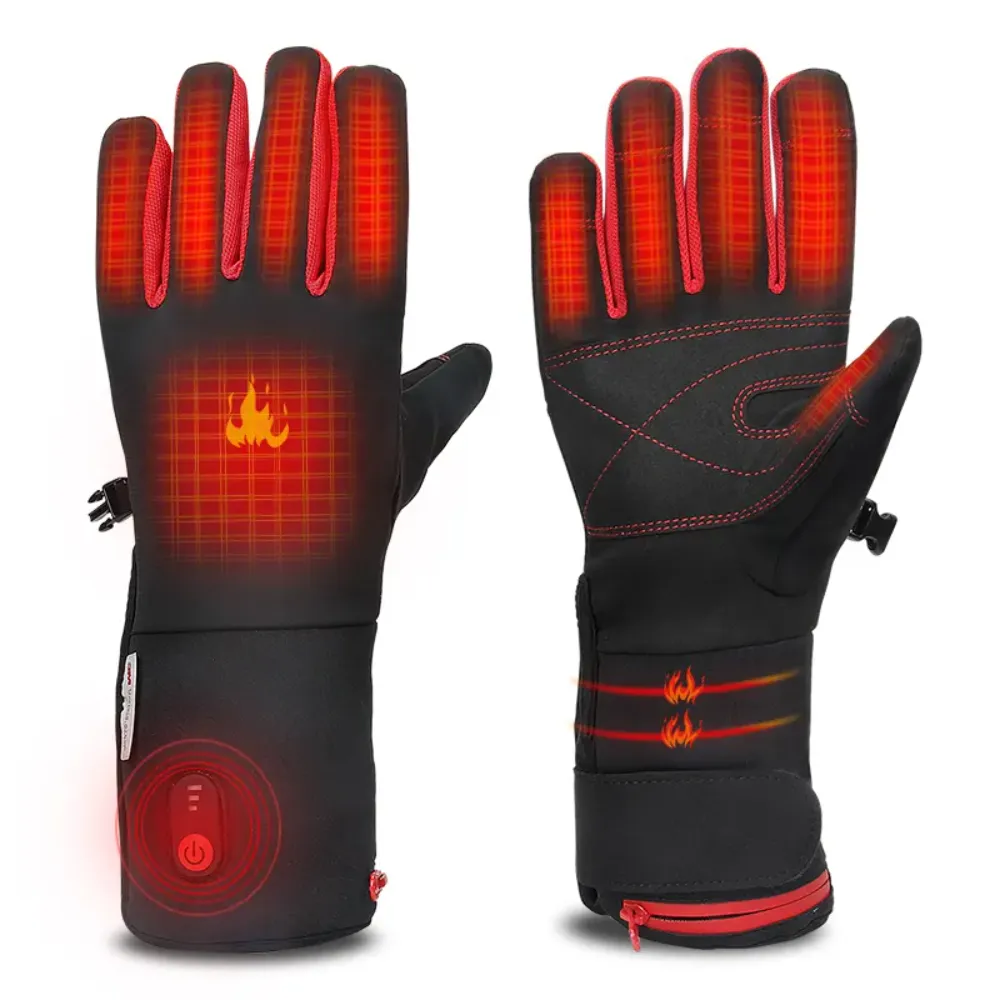 heated ski gloves that provide fast warming