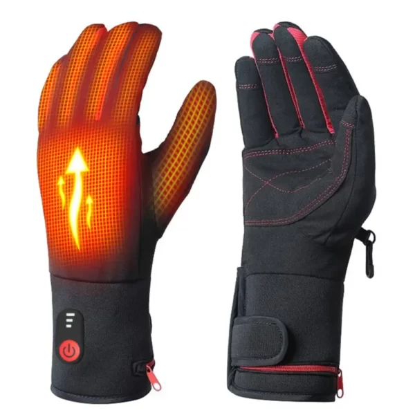 thin and flexible heated ski gloves