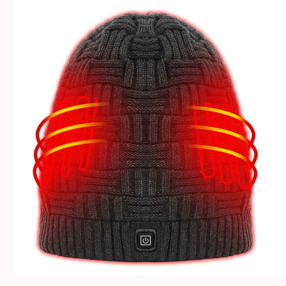 heated hat with two heating modules