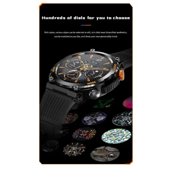 smartwatch with hundreds of dials