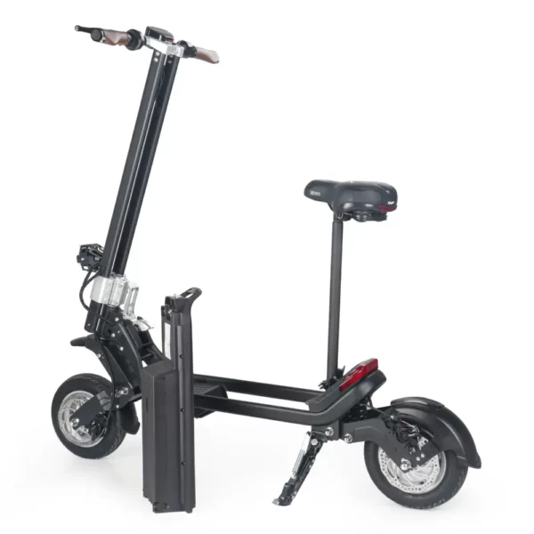 electric scooter with a powerful motor and strong battery
