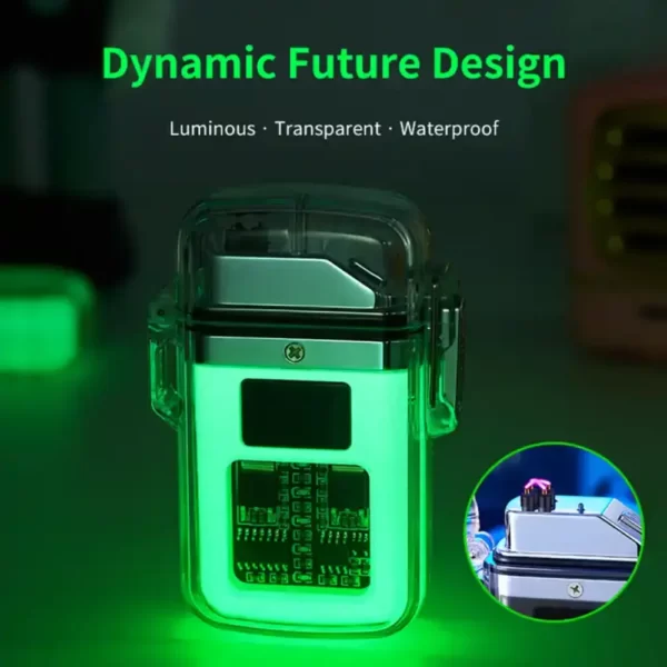 a flameless lighter with a dynamic design