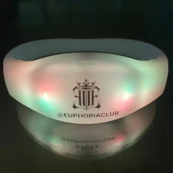 costomizable LED bracelet with logo