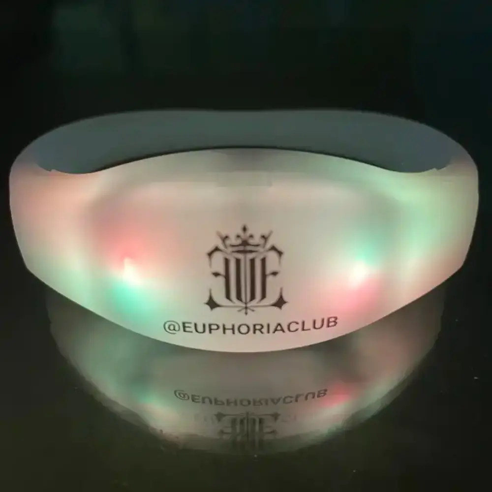 costomizable LED bracelet with logo