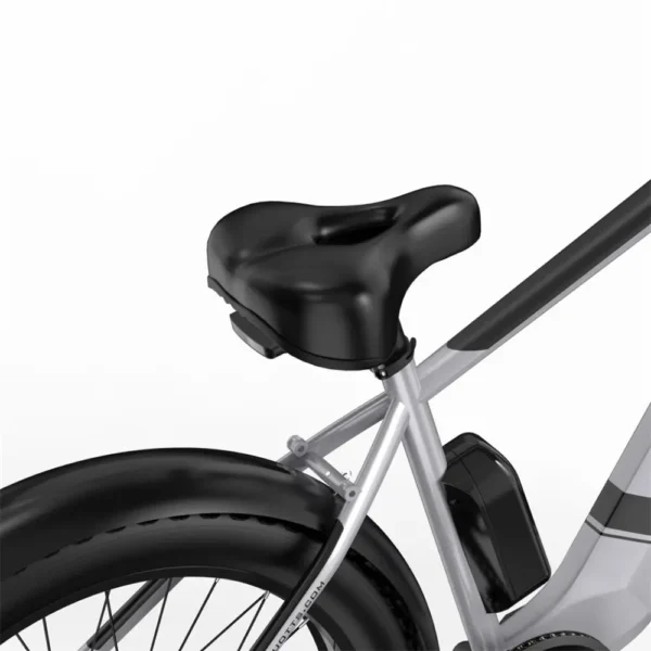 off-road electric bike with a comfortable saddle