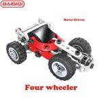 10-in-1 Science Educational Robot Truck with 6V Electric Power Motor